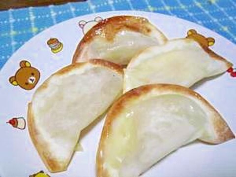 トースターで簡単とろけるバナナ餃子☆